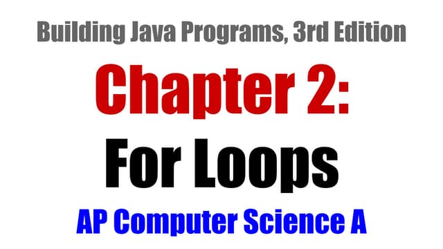 For Loops and Variables in Java