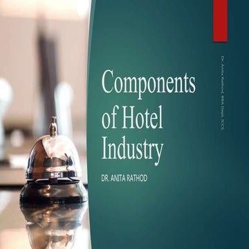 Components of Hotel Industry