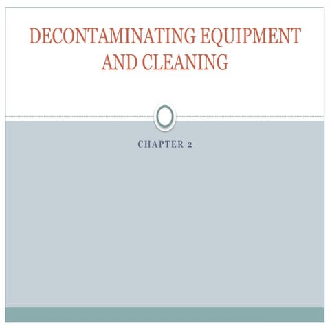 Comprehensive Guide to Decontaminating Medical Equipment and Cleaning ...