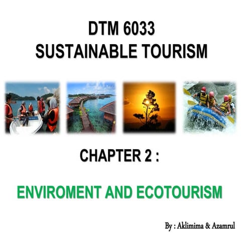 Sustainable Tourism Chapter 2