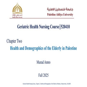 Chapter 2 elderly in Palestine_ Murad Amro_ Fall 2025.pptx