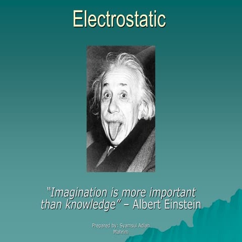 Electrostatics 
