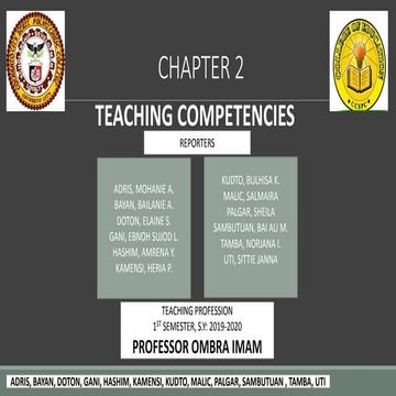 Teaching Competencies