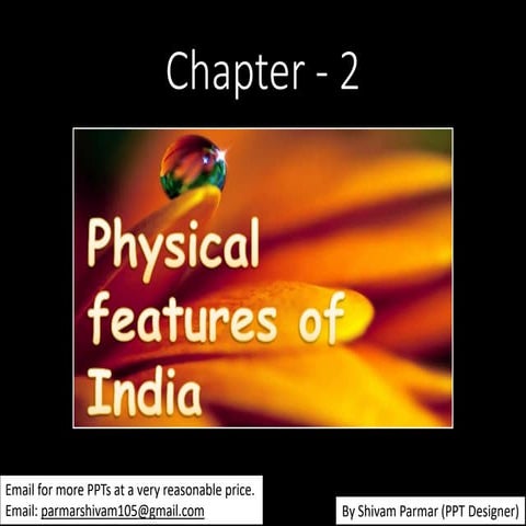 Chapter - 2, Physical Features of India, Geography, Social Science, Class 9