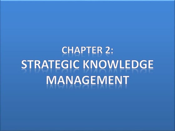 Knowledge management ppt | PPT