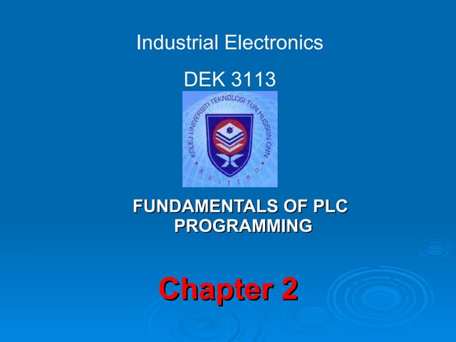 Chapter 2 ladder