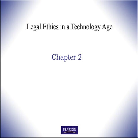 Chapter 2  legal ethics
