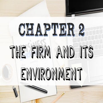 Chapter 2 lesson 2 the local and international business environment of the firm