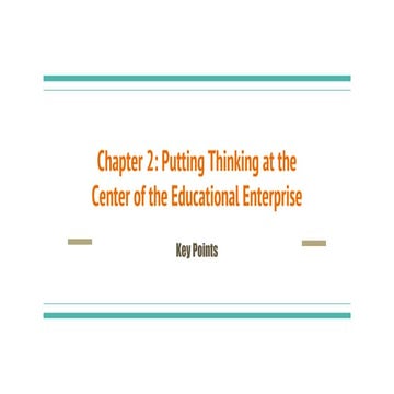 Making Thinking Visible Chapter 2