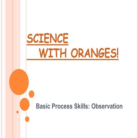 Chapter 2 observation orange