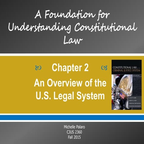 Constitutional Issues - Chapter 2 