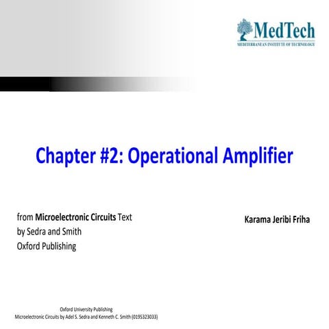 Chapter 2 Operational Amplifier.pptx