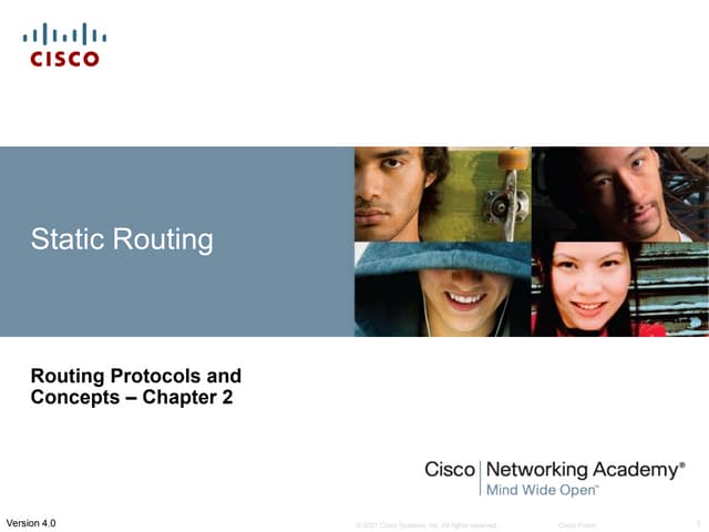 Routing Protocols and Concepts – Chapter 2