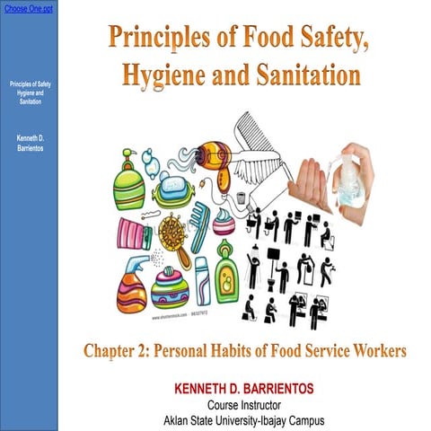 Chapter 2 (Personal Habits of Food Service Workers)