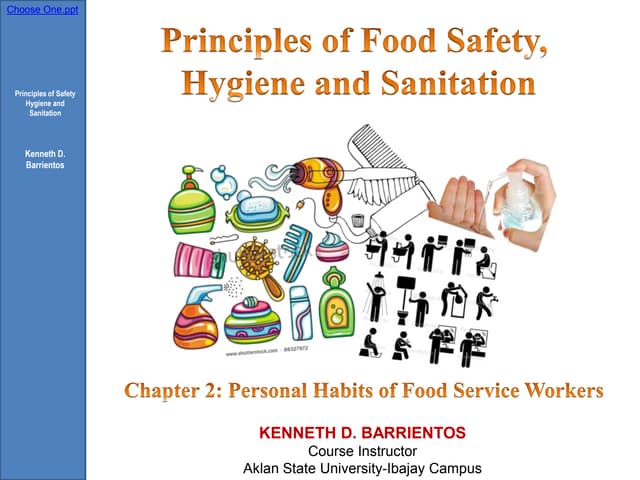 Chapter 2 (Personal Habits of Food Service Workers)