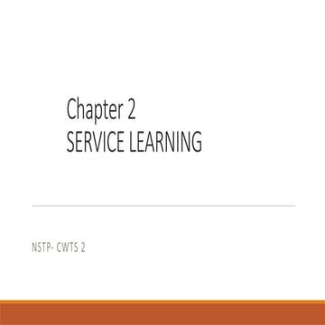 Chapter 2 SERVICE LEARNINGGGGGG PPT.pptx