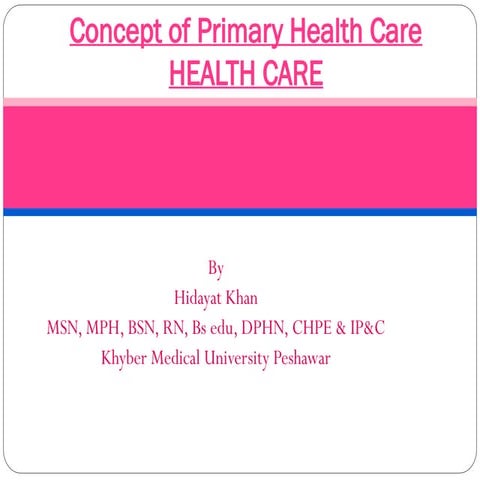 Chapter 2 Primary Health Care complete lecture. ppt