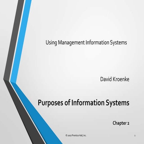Chapter 2 purposes of information systems id