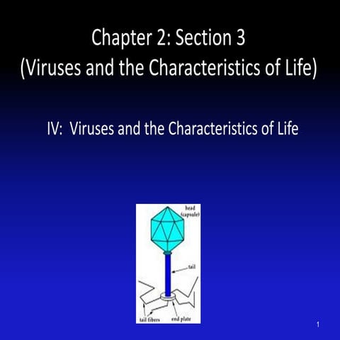 Chapter 2 section 3 (viruses) 2011