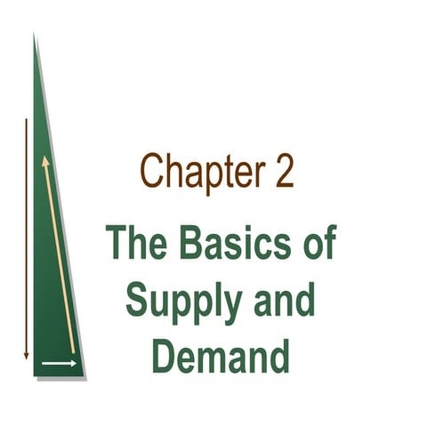 Chapter 2 supply and demand