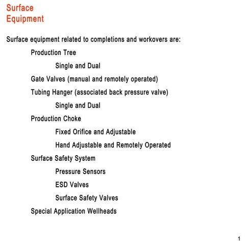Chapter 2 surface equipment (1)