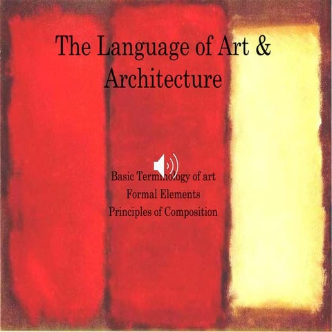 Chapter2 The Language of Art 