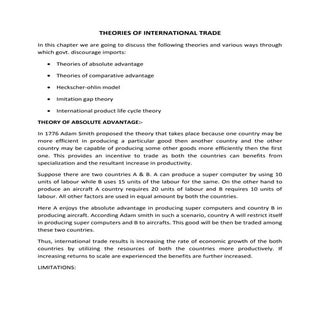 Chapter 2 Theories Of International...