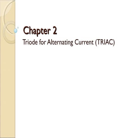 Triac (industrial electronic)