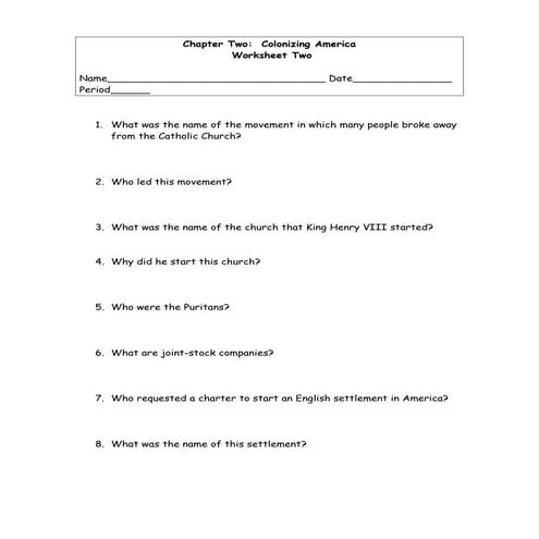 Chapter 2 worksheet 2 | DOC