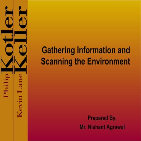 Chapter 3 Gathering Information and Scanning the Environment