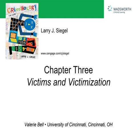 Chapter 3 Criminology