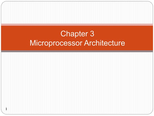Microprocessor 8085 Chapter 3