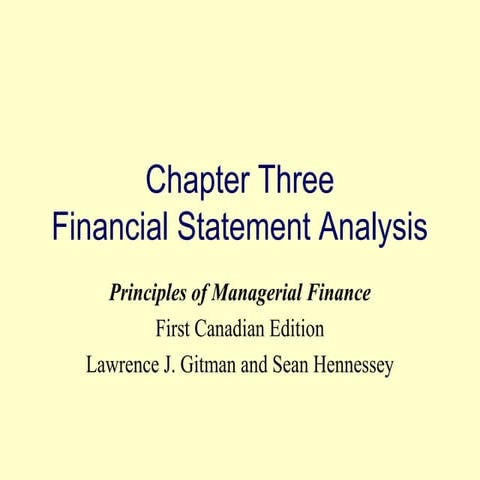 Financial Statement Analysis
