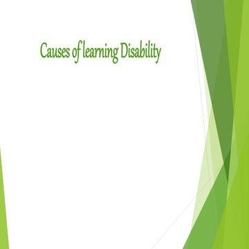 Learning Disability