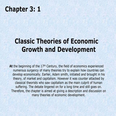 Chapter 3-1 Classic Growth and Development Models.ppt