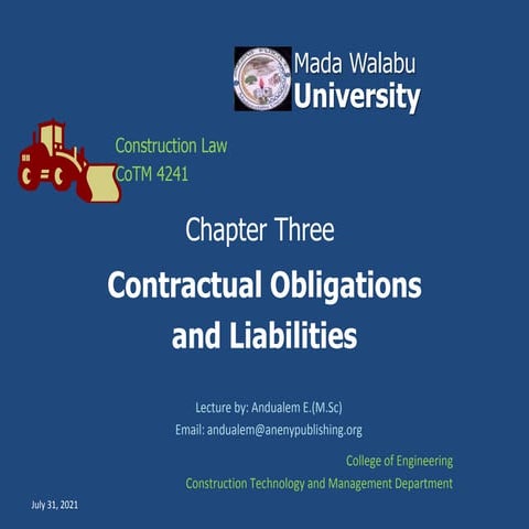 Chapter 3- Construction Law 