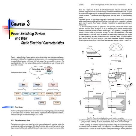 Power switching device and their static Electrical characteristics | PDF