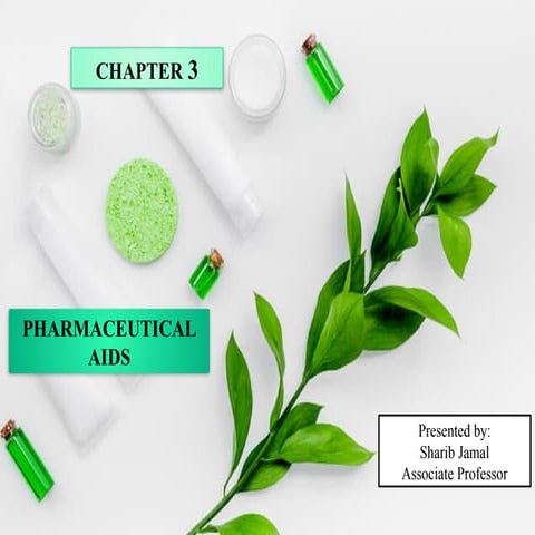 Chapter 3. Pharmaceutical Aids (pharmaceutics)