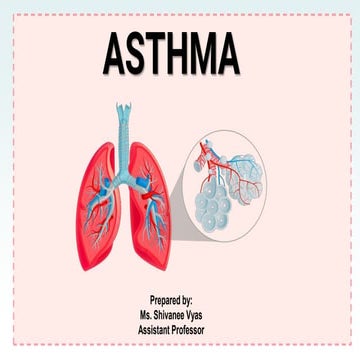 Pharmacotherapeutics-Asthma