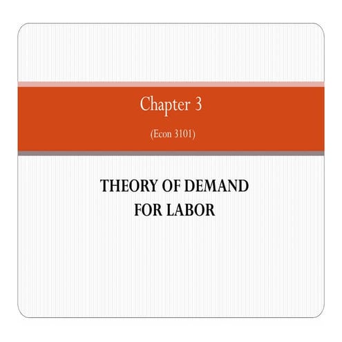 Labour economics | PPTX