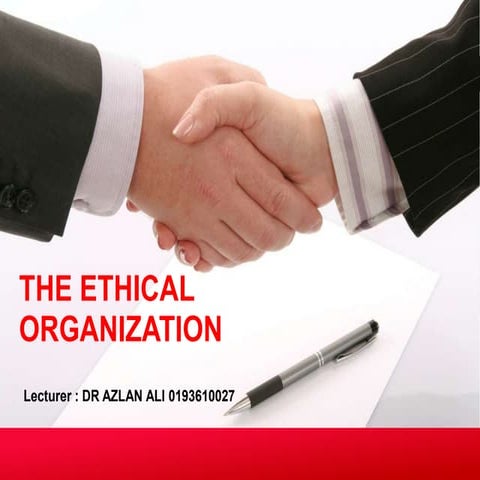 Chapter 3   ethical organization
