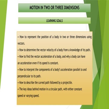 Motion in three dimension Summer 2023.pptx