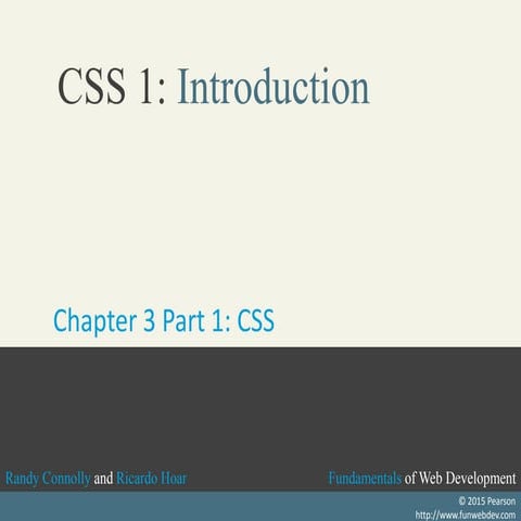 Introduction to CSS | PPT