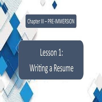 Resume and cover letters workshop presentation | PPT