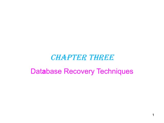 Chapter 3 - Recogfytru6y5tfvery Techniques.pptx