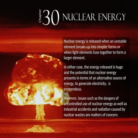 Chapter+30+Nuclear+Energy.pptforphysics. | PPT