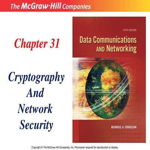 chapter 31  security of  commun networks