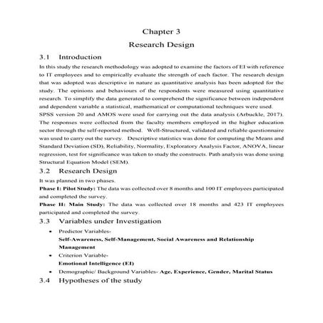 Research Design | DOCX | Business Administration | Business