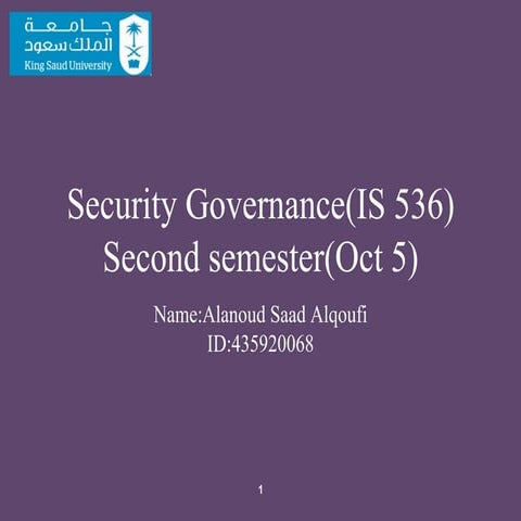 Legal and Regulatory Requirements