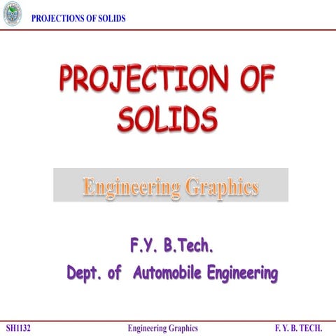 Projection of Solids